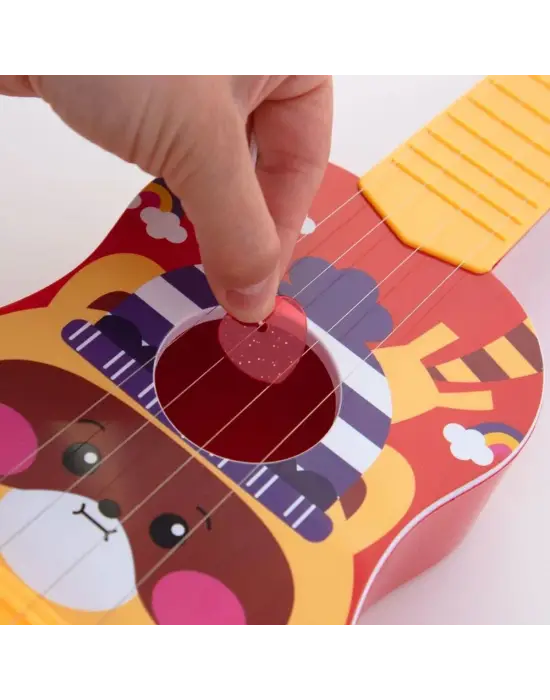 4359 Gitar Telli Baskılı Eccho-Sunman