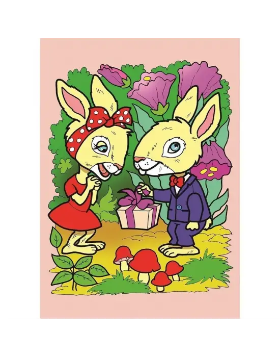 4489 Penguenler 12+24 Parça Çocuk Puzzle -Art Puzzle