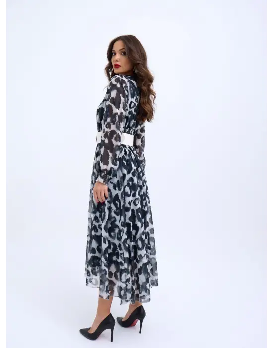 Omarı Kadın Siyah İnce Askılı Yaz Elbisesi