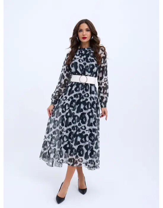 Omarı Kadın Siyah İnce Askılı Yaz Elbisesi