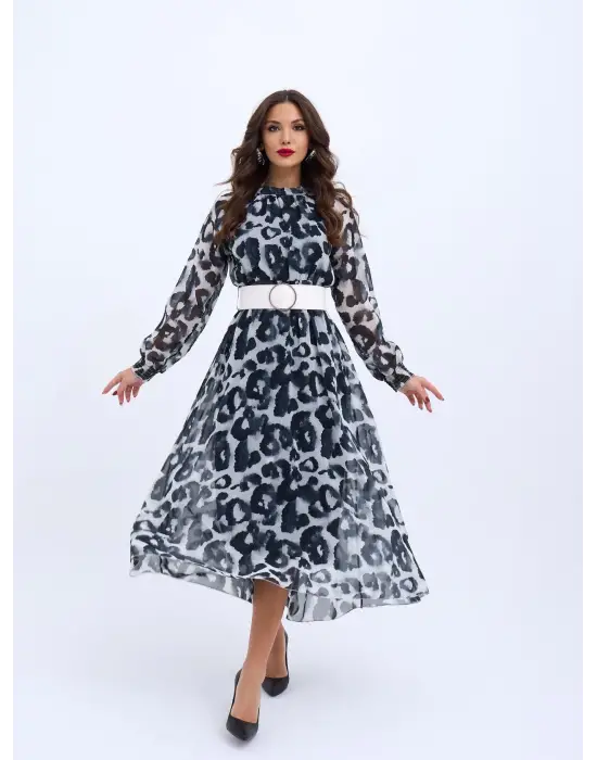 Omarı Kadın Siyah İnce Askılı Yaz Elbisesi