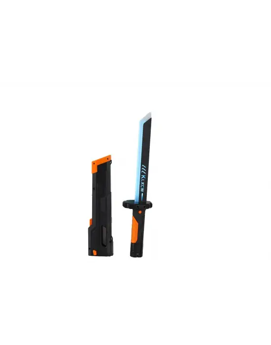 456-38M 44 CM KIVILCIM ÇIKARAN FARKLI RENKLERDE LED IŞIN KILICI 2 KILIÇ BİRLEŞTR