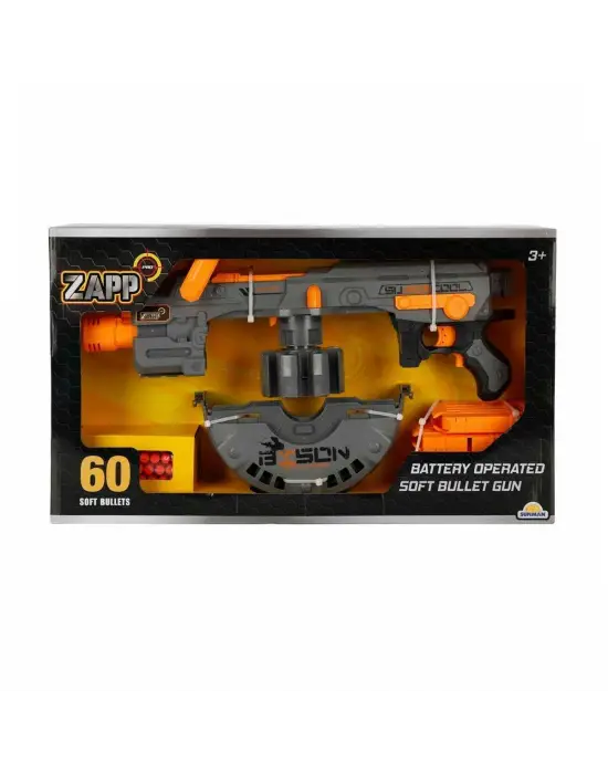 4573 Zapp Toys 60 Mermili Sünger Dart Atan Silah 54 cm -Sunman