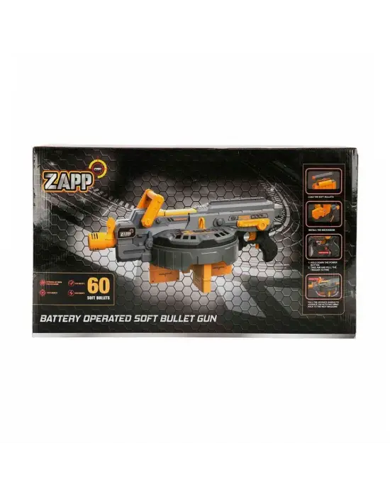 4573 Zapp Toys 60 Mermili Sünger Dart Atan Silah 54 cm -Sunman