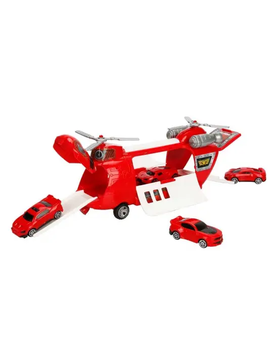 4782 SUN-RYL-MXX-GARAJ SET POLİS AMBULANS ASKER TAŞIYICI HELİKOPTER ARB 3R