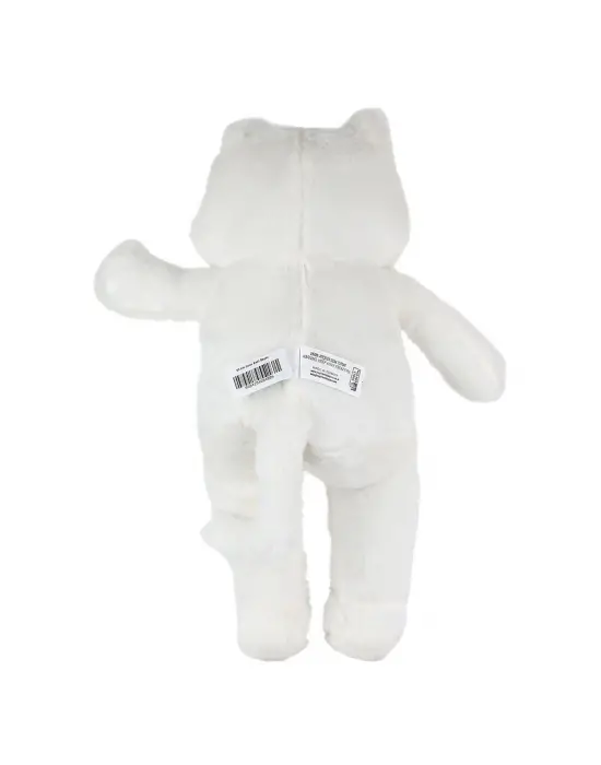 Omarı Torbayla taşınabilir Peluş Kedi Oyuncak - 55 cm Beyaz
