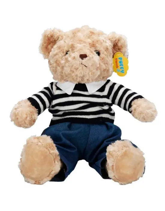 4807 Kıyafetli Peluş Ayı Teddy Bear 37 cm -Sunman