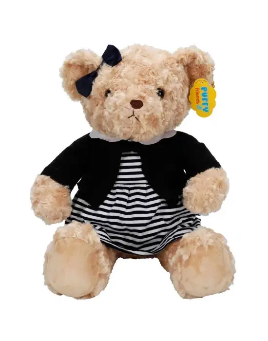 4807 Kıyafetli Peluş Ayı Teddy Bear 37 cm -Sunman
