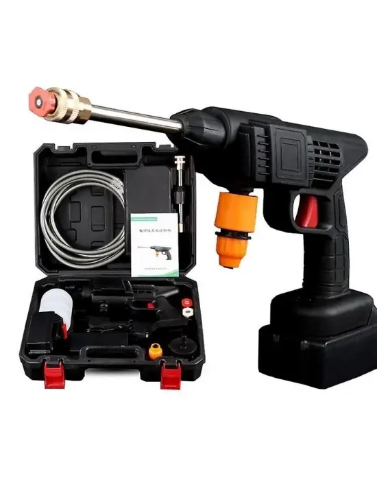 48v Şarjlı Çift Bataryalı Taşınabilir Basınçlı Oto Yıkama Bahçe Sulama Sı
