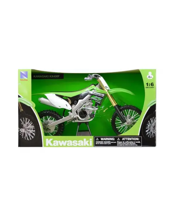 Omarı Yeşil Renkli Güçlü Motor Kawasaki KX450