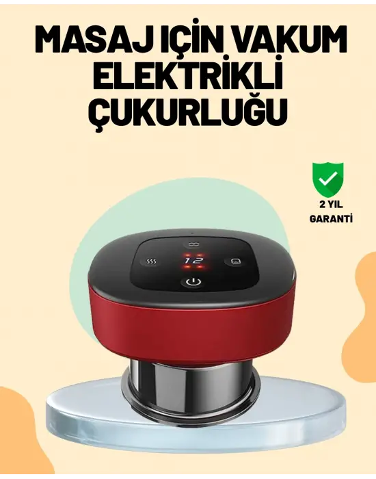4’ü 1 Arada Elektrikli Çukurluk Masaj Seti Isı Masaj Ve Kırmızı Işık