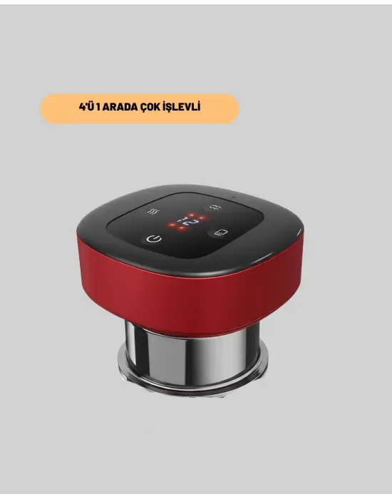 4’ü 1 Arada Elektrikli Çukurluk Masaj Seti Isı Masaj Ve Kırmızı Işık