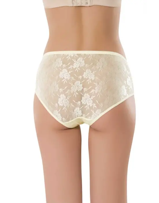 5 Adet Kadın Komple Tül Dantel   Külot