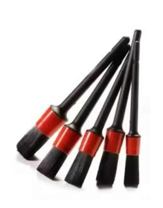 5 Adet Oto Detaylı Temizleyici Araç İçi Temizlik Fırça Seti Koltuk Döşeme Kapı Toz Alma Fırçası