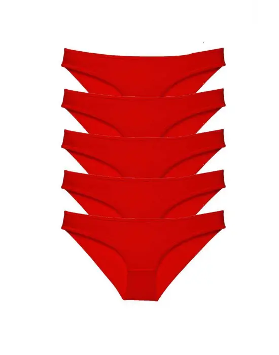Çarpıcı Kadın Slip Külot Kırmızı