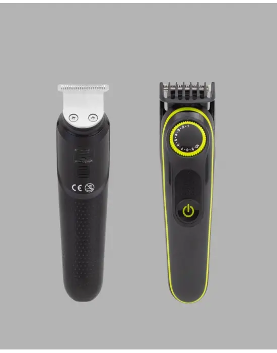 5 Başlıklı Şarjlı Tıraş Makinesi – Saç, Sakal, Burun Ve Vücut İçin Çok Fonksiyonlu Bakım Seti