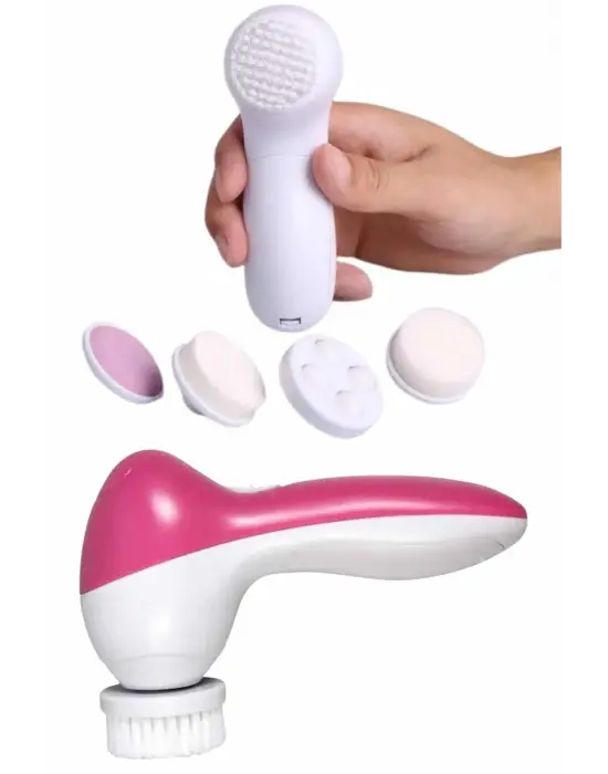 5 Başlıklı Titreşimli Cilt Temizleme Seti Canlandırıcı Ve Onarıcı