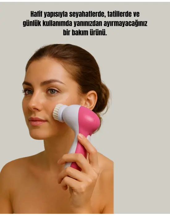 5 İn 1 Elektrikli Yüz Temizleme Ve Masaj Cihazı