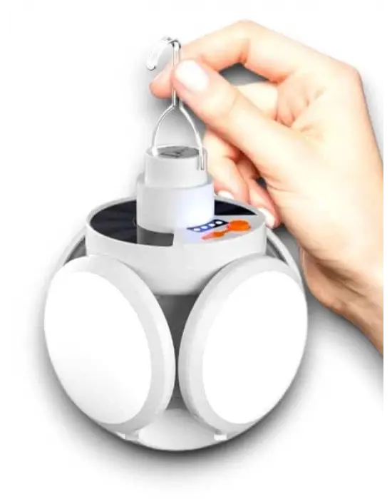 5 Kanatlı Solar Lamba