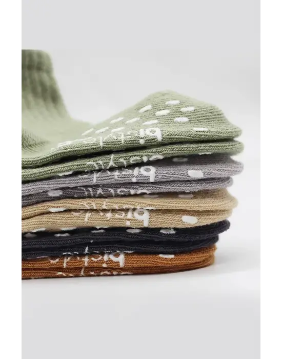 Omarı Kaymaz Düz Soket Çorap Seti