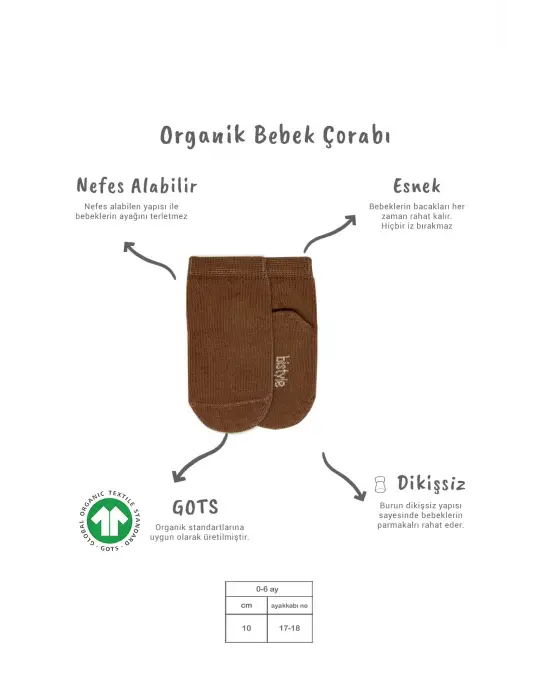 5li Penye Soket Kutulu Basic Çorap 10131 Bej