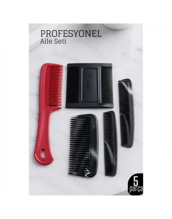 5li Tarak Seti – Aile Tipi, Her Saç İçin Uygun
