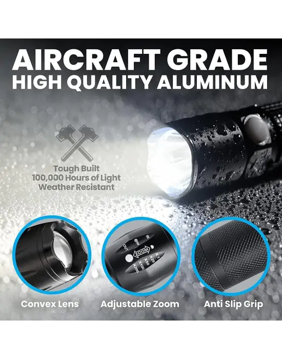 Omarı 5 Mod Pilli Led Mini El Feneri