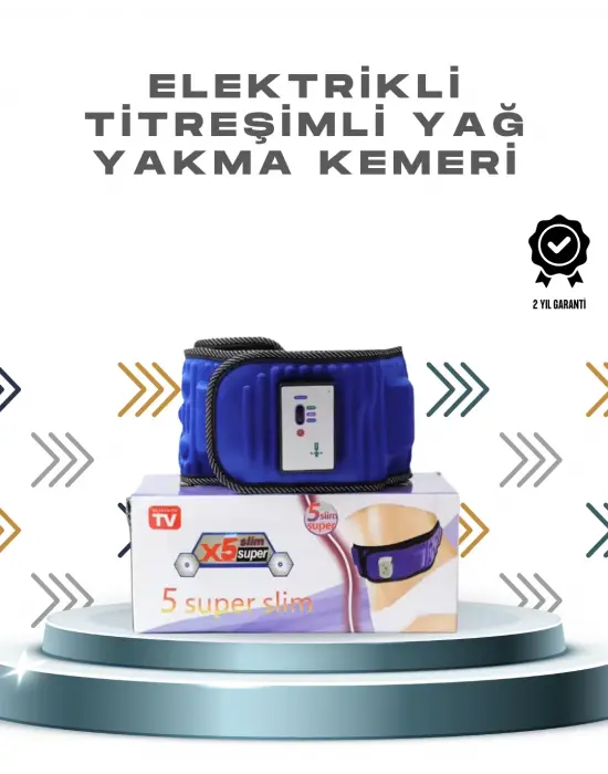 5 Motorlu Manyetik Masaj Kemeri – Bel, Kalça Ve Bacak İçin Zayıflama