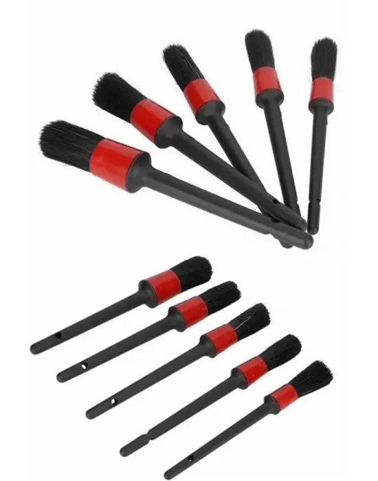 5 Parça Araç İçi Temizlik Fırçası Araç İçi-dışı Temizleme Fırça Seti