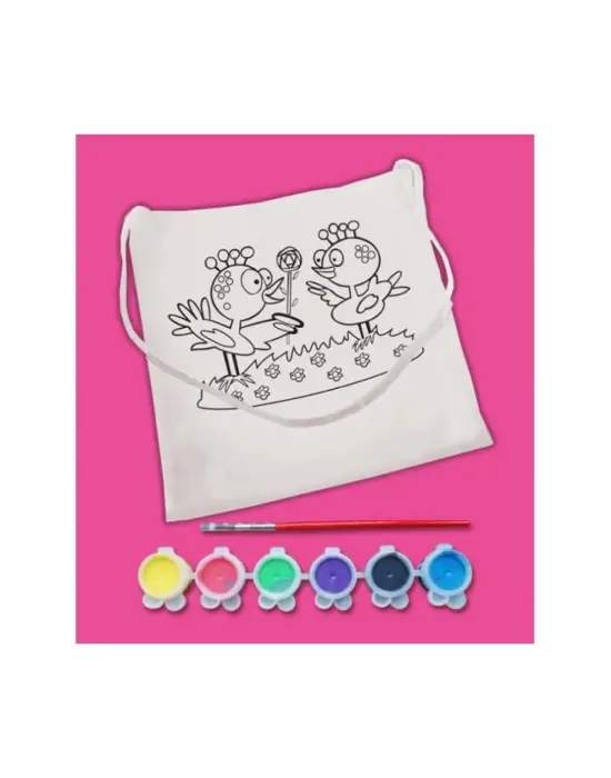 Omarı Su Geçirmez Kanvas Çanta Boyama