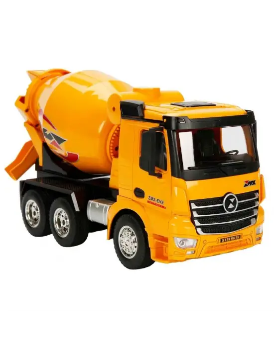 5084 SUN-RST-RC İŞ MAKİNESİ 1 18 BETON MİKSERİ FF 9CH 3 7V USB 2 4 GHZ SESLİ IŞI