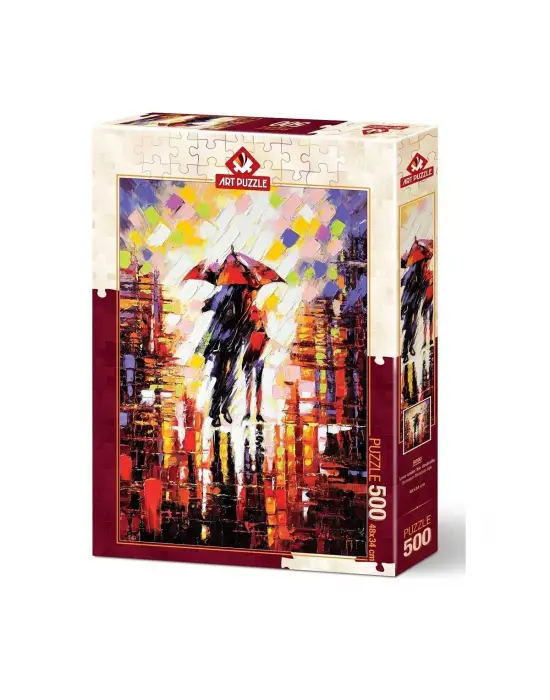 5090/ART Art Puzzle, Şemsiye Altındaki Aşk 500 Parça Puzzle