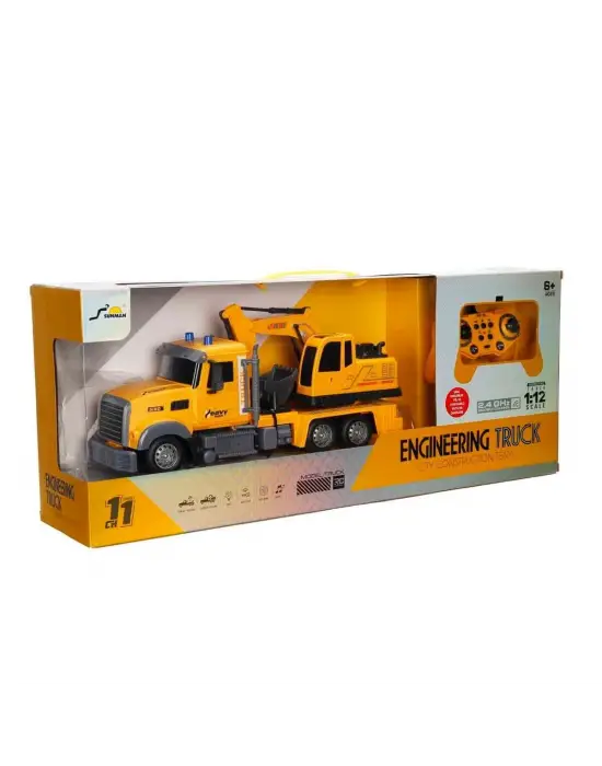 5093 SUN-RST-RC İŞ MAKİNESİ 1 12 İNŞAAT FF SES IŞIK 3 7V  USB 2 4 GHZ