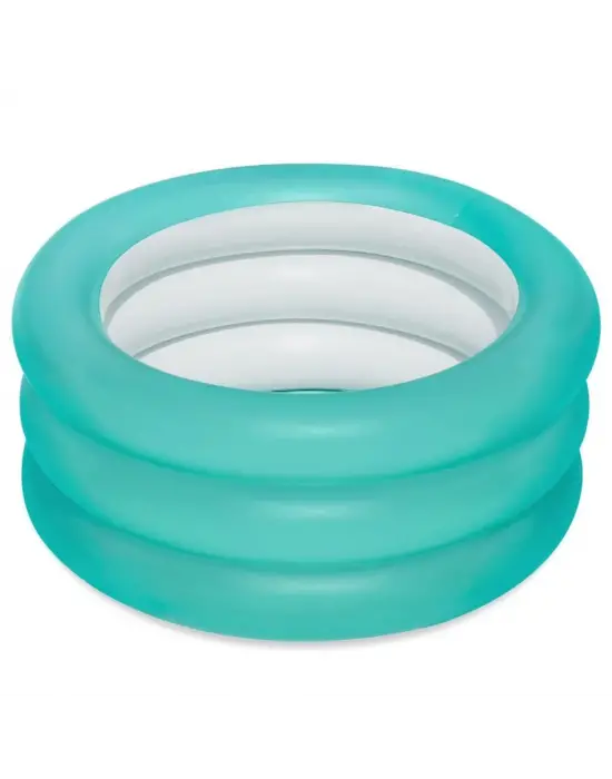 Omarı Havuzda Keyif Dolu 3 Bölmeli 70 cm Mavi Şezlong