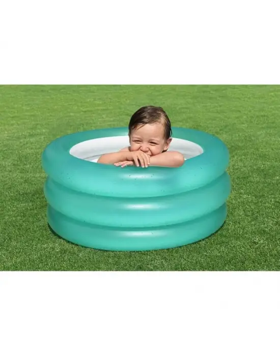 Omarı Havuzda Keyif Dolu 3 Bölmeli 70 cm Mavi Şezlong