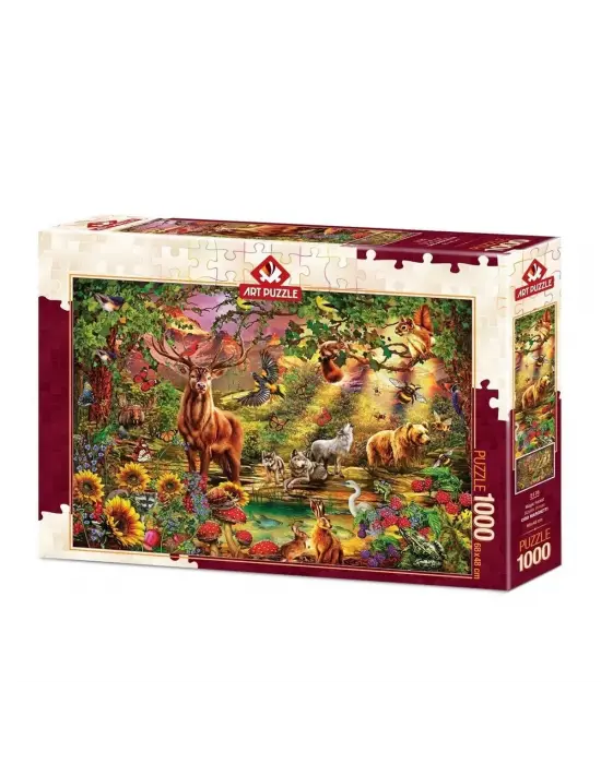 Omarı Büyülü Orman Parça Puzzle