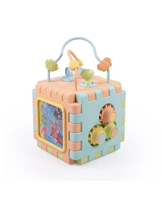 5192 Eğitici Küp ve Puzzle 2IN1 -Dolu Oyuncak