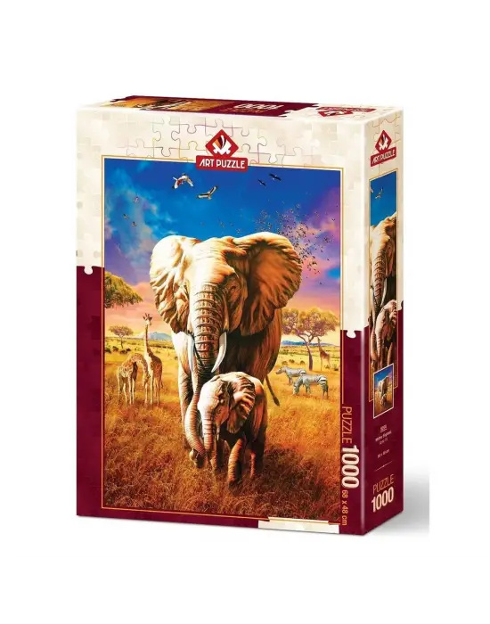 Omarı Anne Fil Temalı Parça Puzzle