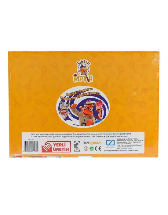 5208 Dedektif Reptır Frame Puzzle 35 Parça -CA Games