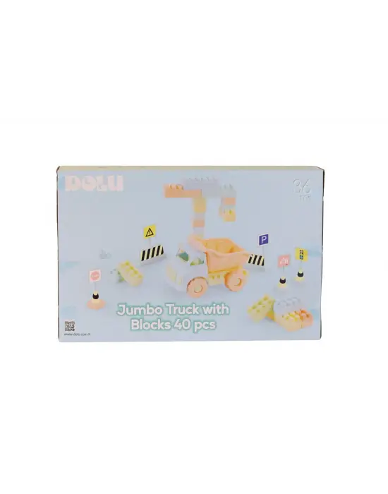 5219 OYUNCAK JUMBO KAMYON VE BLOKLAR 40 PARÇA