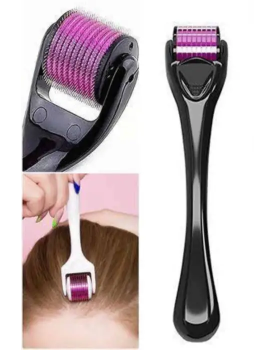 540 Iğneli Derma Roller 1mm Titanyum Uçlu Saç Kaş Serum Kullanımına Uygun