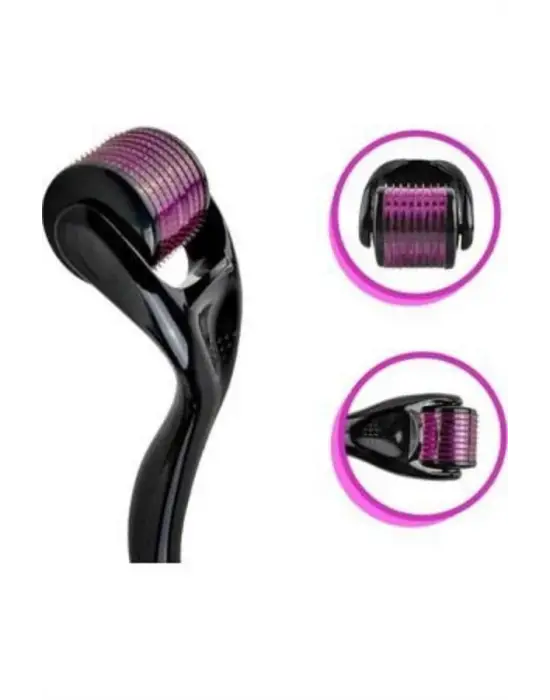 540 Iğneli Derma Roller 1mm Titanyum Uçlu Saç Kaş Serum Kullanımına Uygun