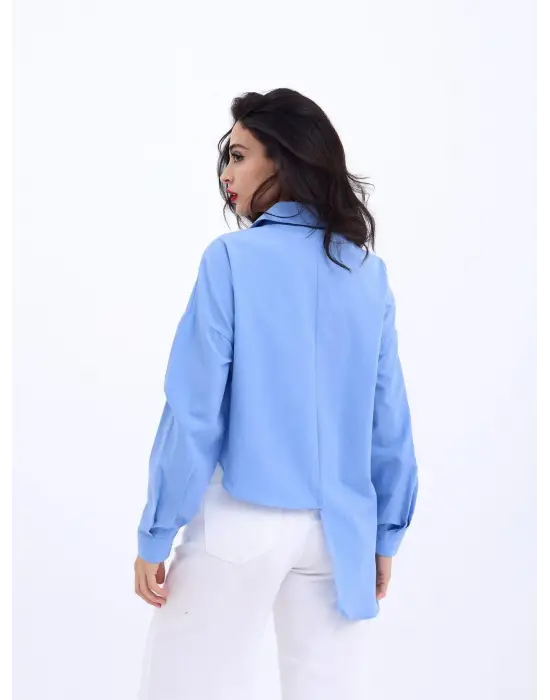 5419 GÖMLEK-KOYU MAVİ