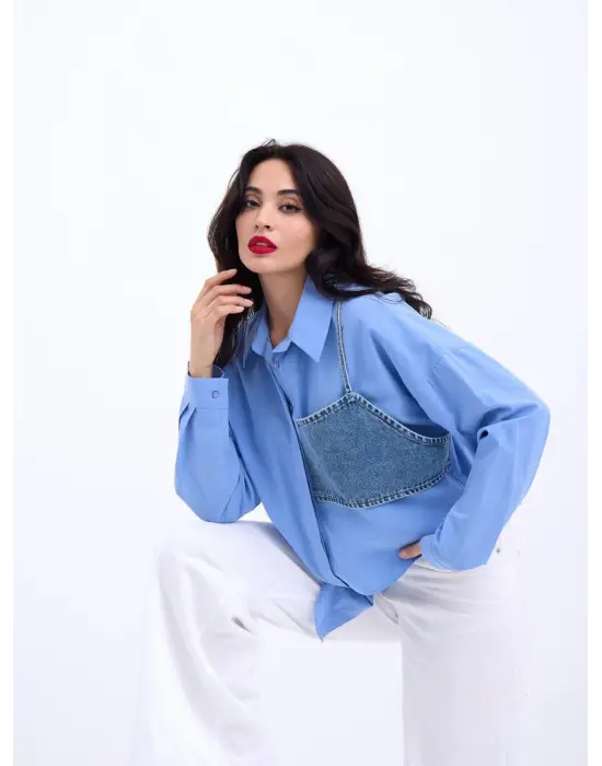 5419 GÖMLEK-KOYU MAVİ