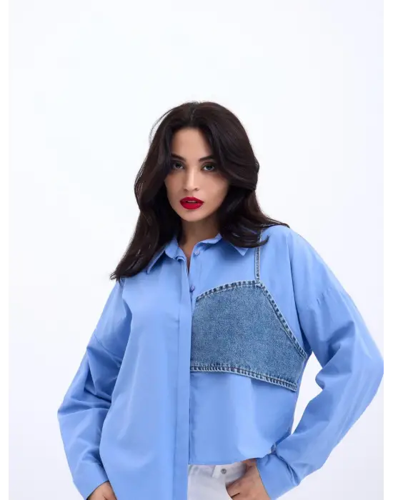 5419 GÖMLEK-KOYU MAVİ