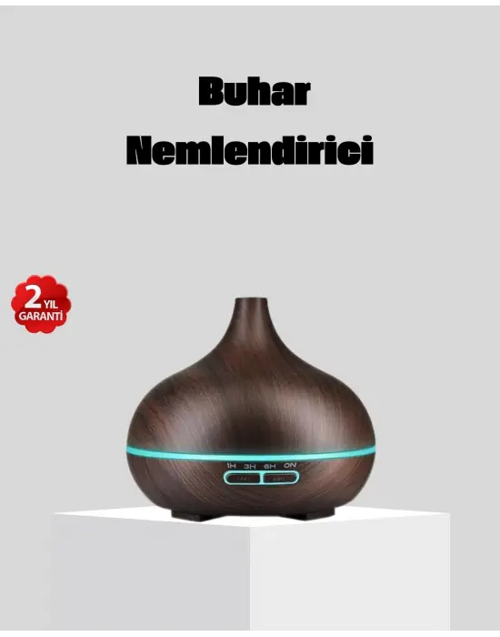 550 Ml Büyük Su Hazneli Ultrasonik Nemlendirici Ve Aromaterapi Difüzörü
