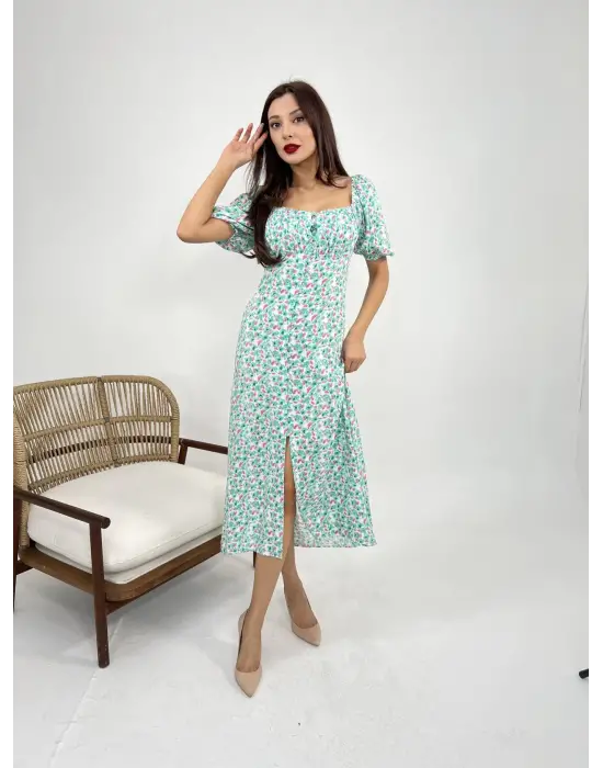 Omarı Şık Siyah Kadın Elbisesi DALLAS