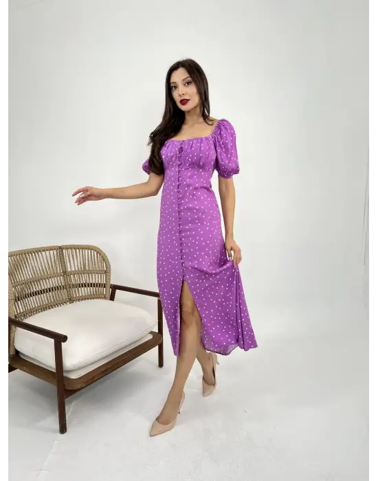 Omarı Şık Siyah Uzun Elbise Modeli