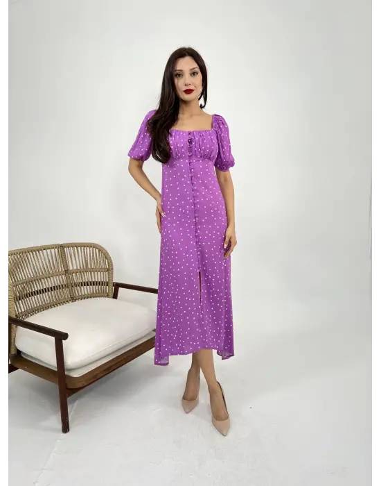 Omarı Şık Siyah Uzun Elbise Modeli