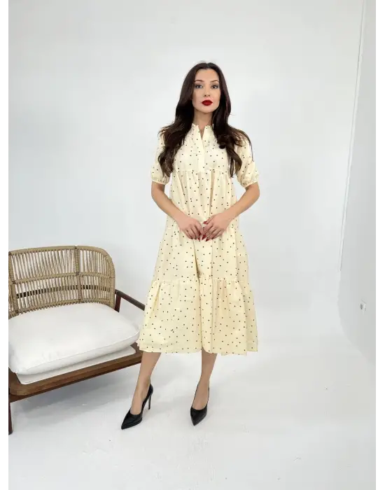 Omarı Zarif Dantel Detaylı Abiye Elbise